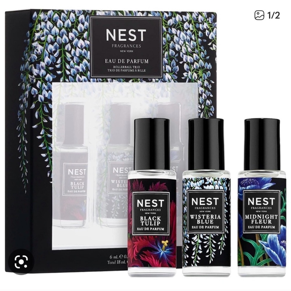 NEST Fragrances Eau de Parfum Rollerball Trio, New in Box